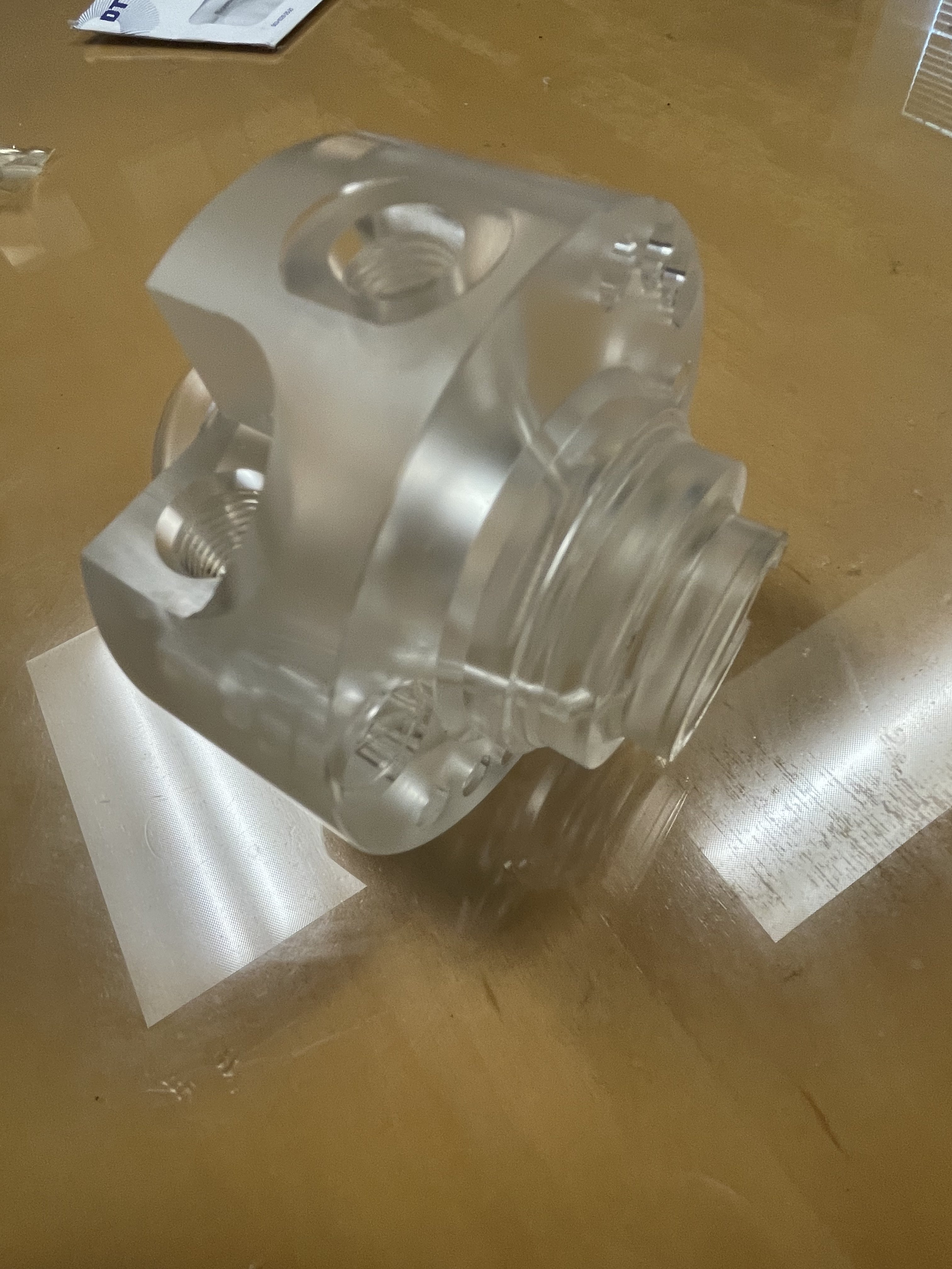 Clear acrylic dummy bore DAP tube manufactured by A&T