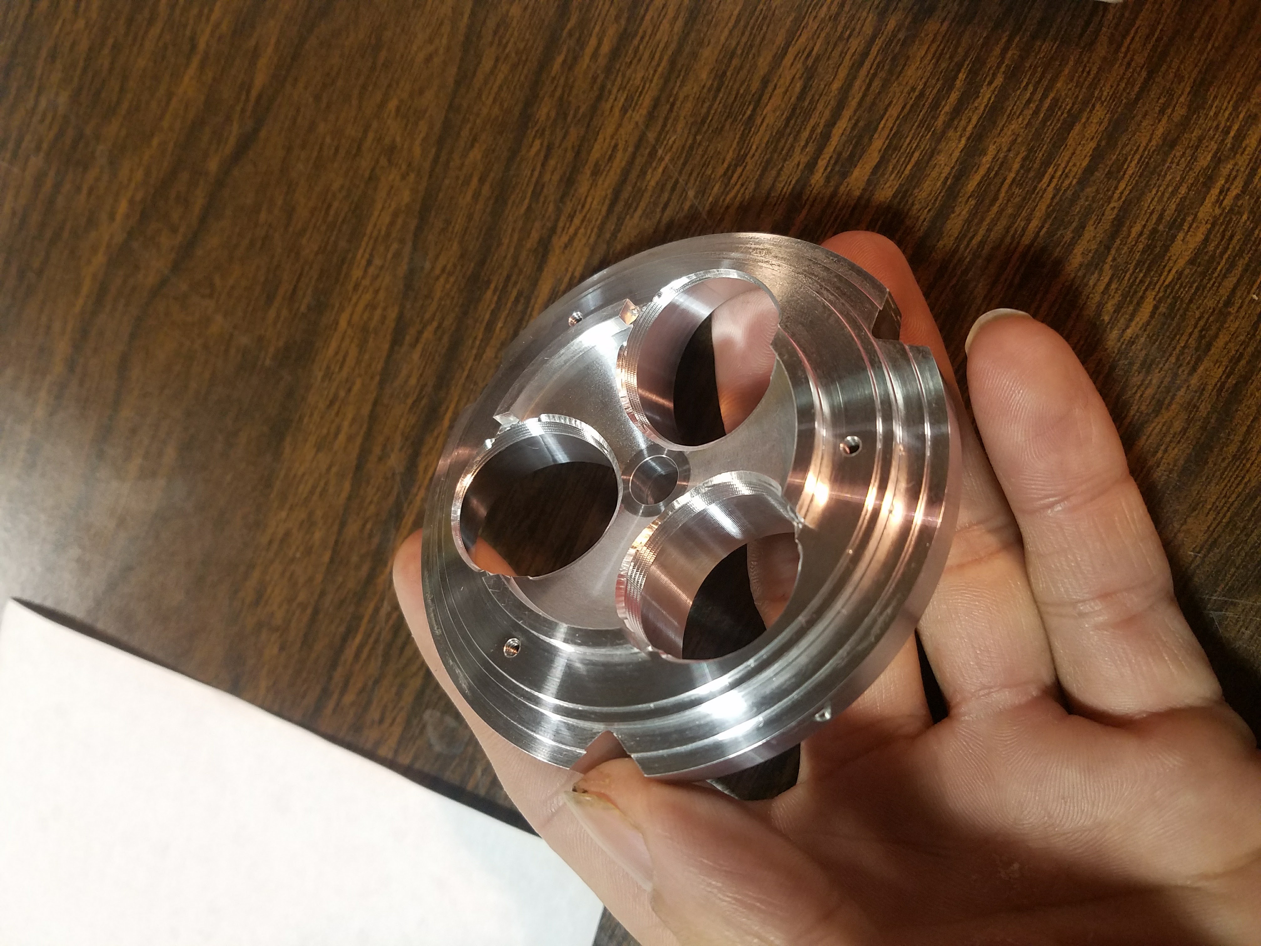 Actual A&T machined component