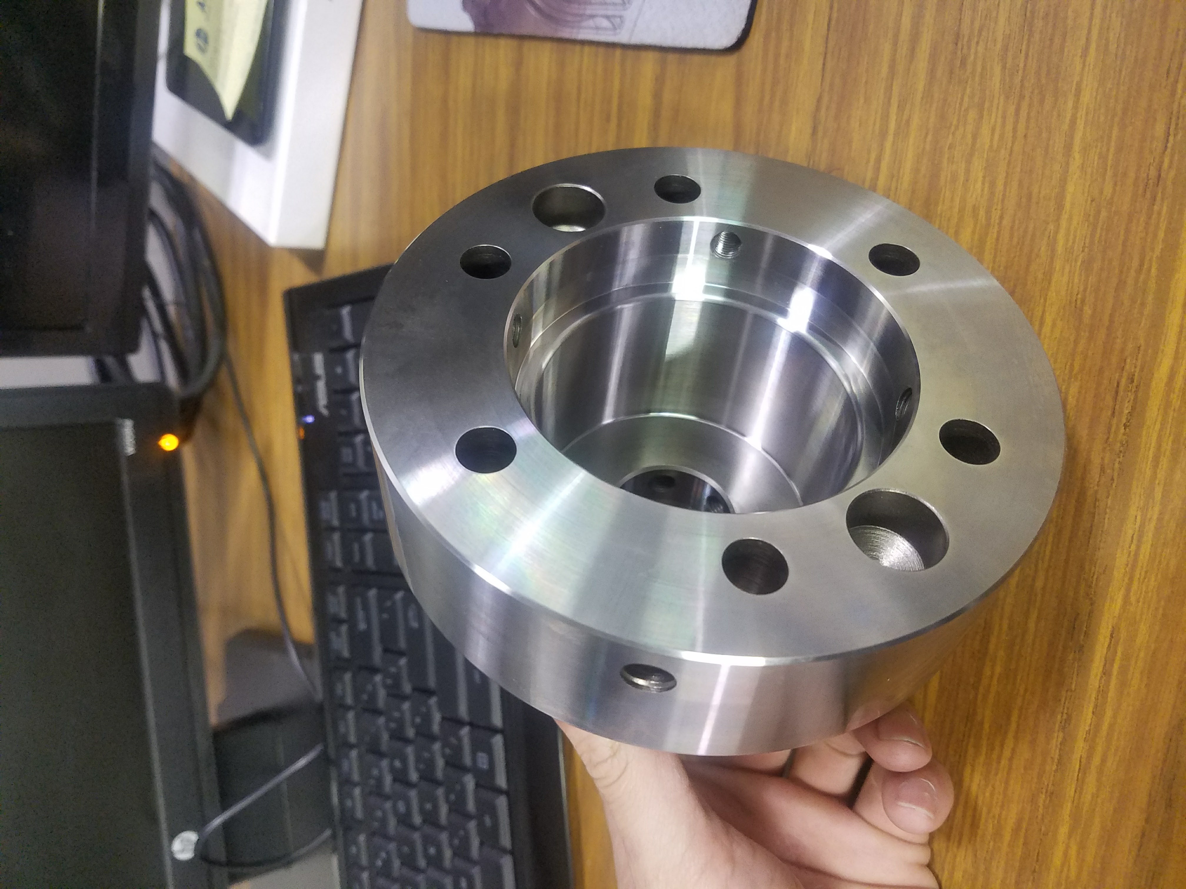 Actual A&T machined component