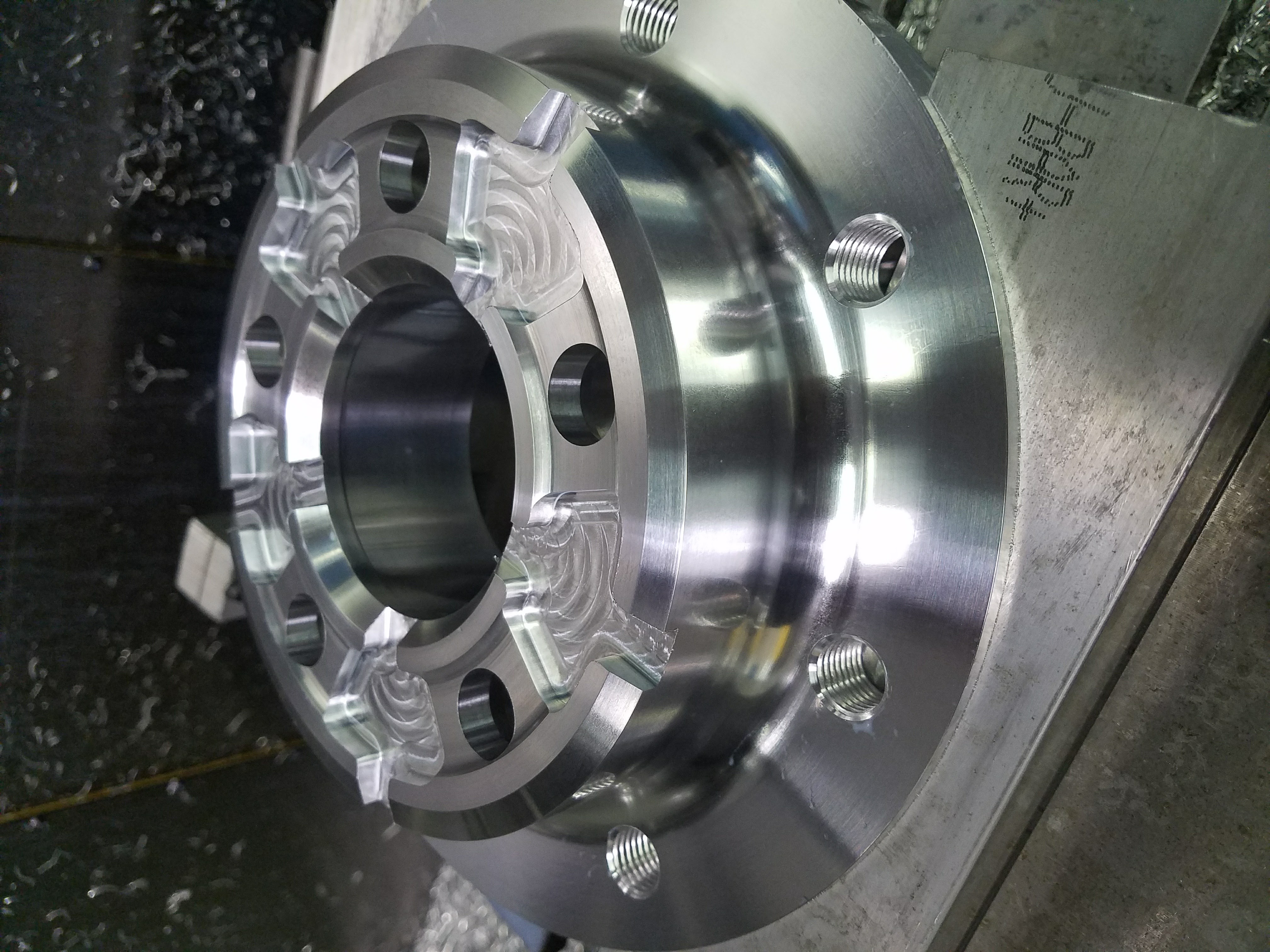 Actual A&T machined component