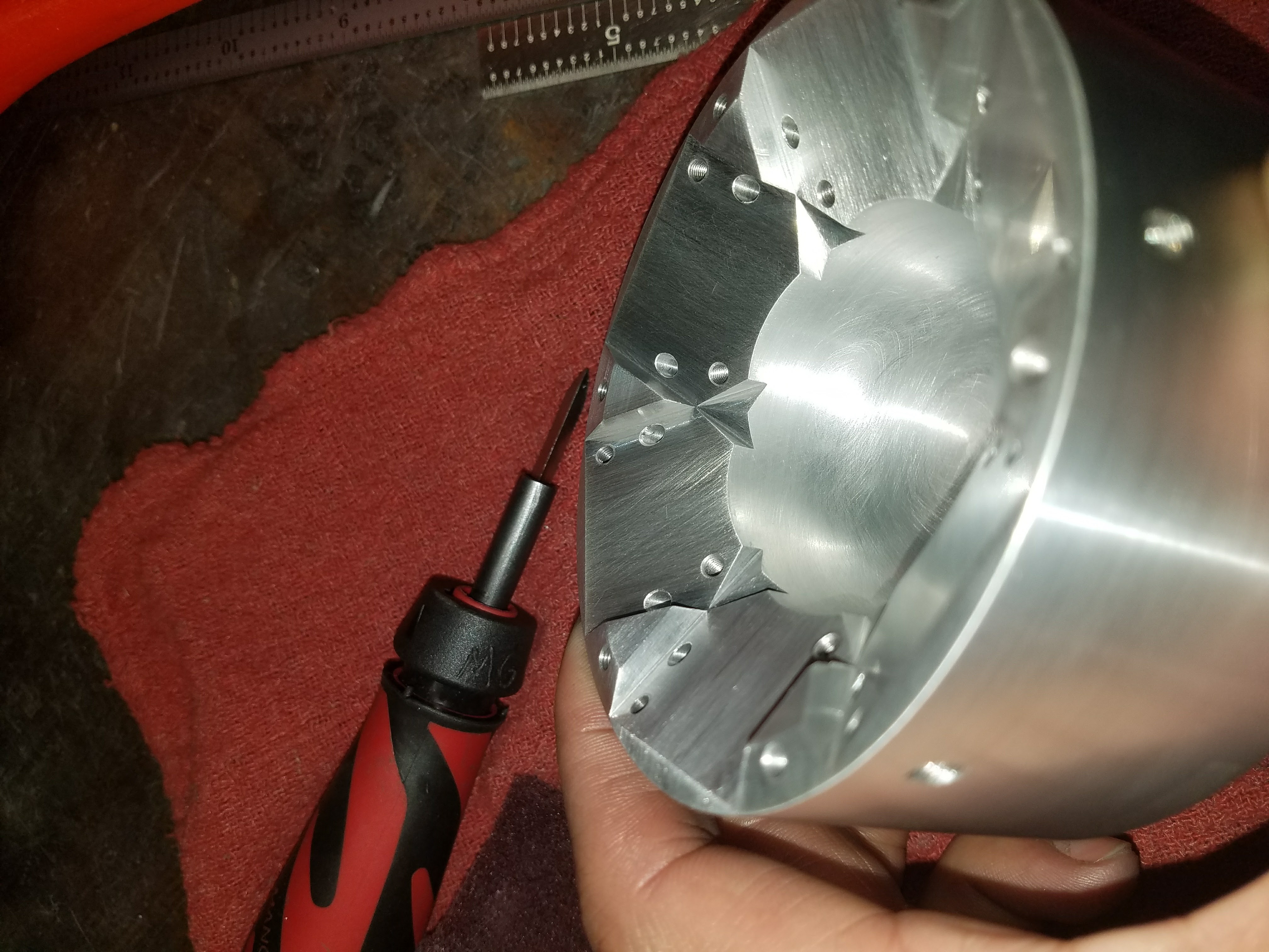 Actual A&T machined component